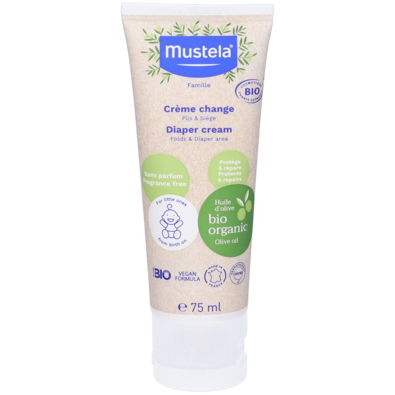 Dettaglio del packaging di Mustela Pasta Protettiva Biologica 75ml Dettaglio del packaging di Mustela Pasta Protettiva Biologica 75ml