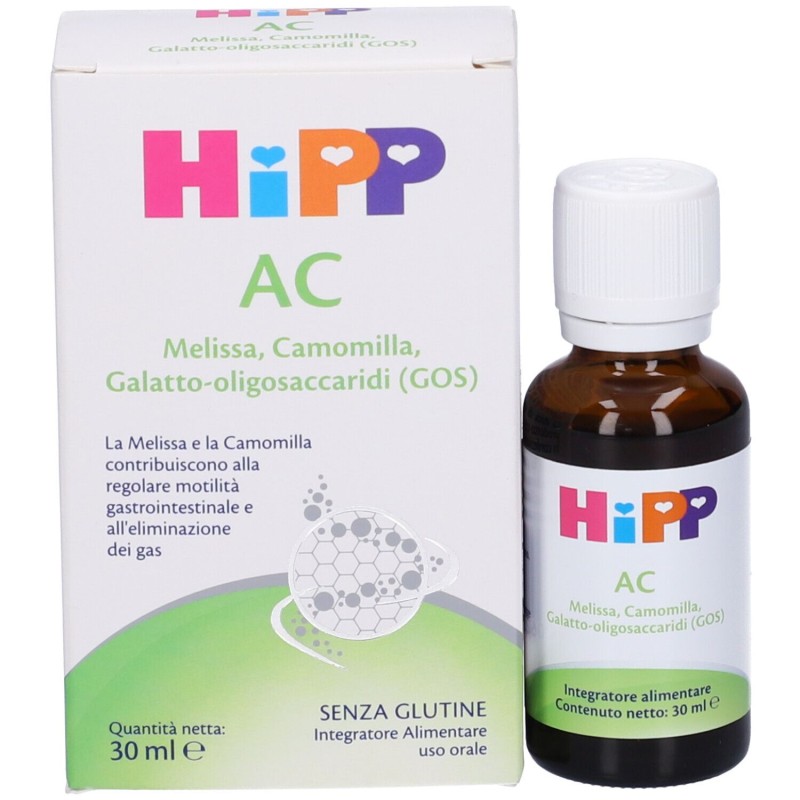 Foto esplicativa di Hipp AC Integratore per Intestino e Gas Intestinali 30ml Foto esplicativa di Hipp AC Integratore per Intestino e Gas Intestinali 30ml