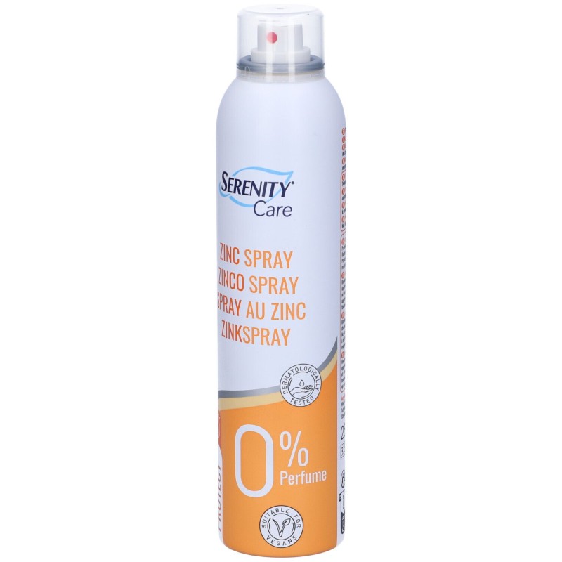 Vista del prodotto Serenity SkinCare Zinco Spray per Pelli Sensibili 250ml Vista del prodotto Serenity SkinCare Zinco Spray per Pelli Sensibili 250ml