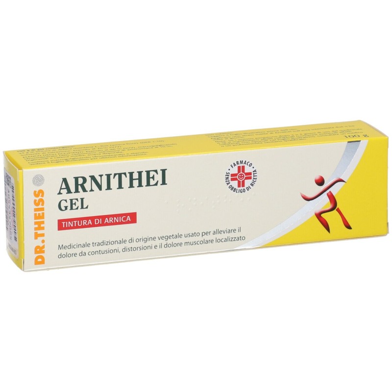 Pack ufficiale del prodotto Arnithei Gel per Dolori Muscolari e Contusioni 100gr