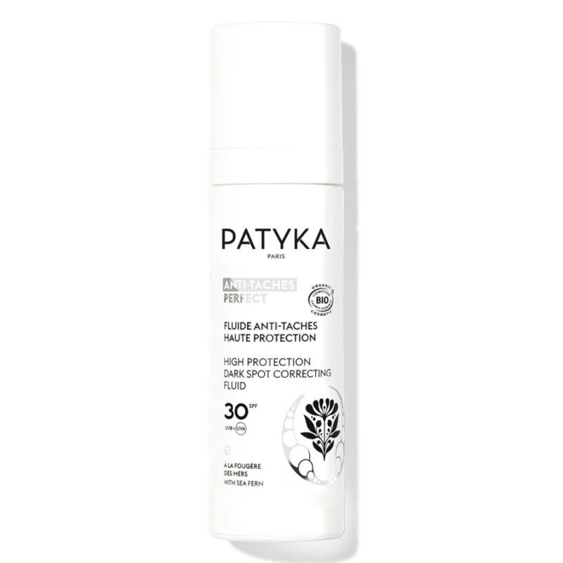 Formato di Patyka Fluido Viso Antimacchia con Protezione Solare SPF 30 40 ml