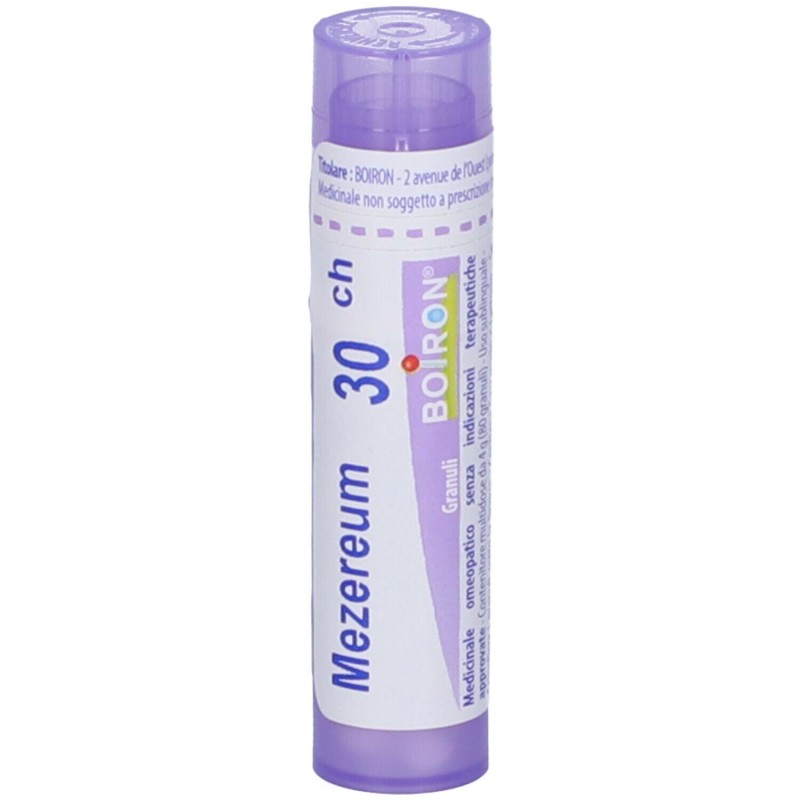 Confezione sigillata di Boiron Mezereum 30CH Granuli Omeopatici Tubo Confezione sigillata di Boiron Mezereum 30CH Granuli Omeopatici Tubo