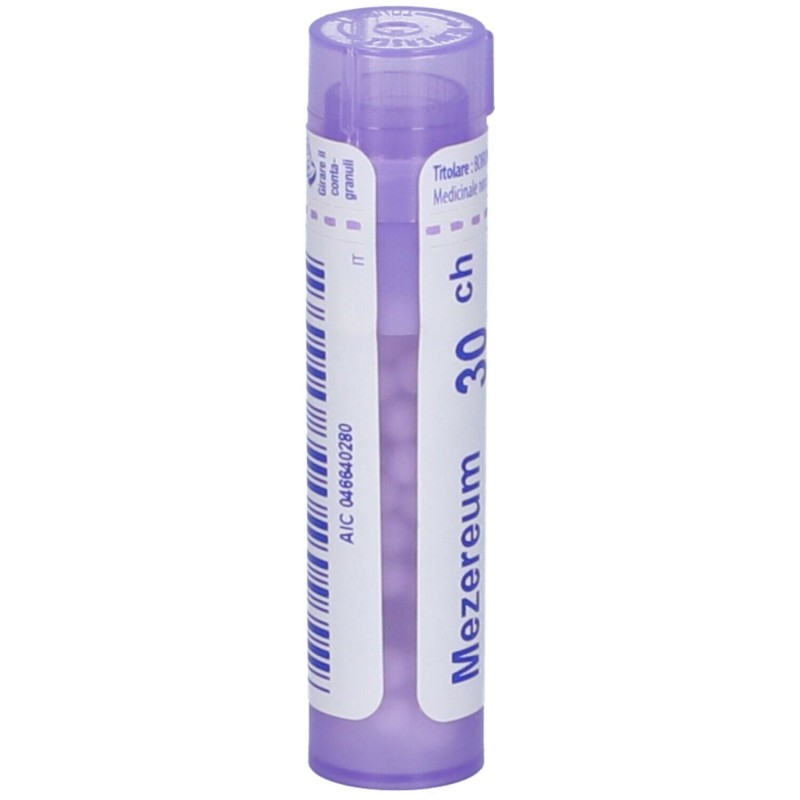 Pack ufficiale del prodotto Boiron Mezereum 30CH Granuli Omeopatici Tubo Pack ufficiale del prodotto Boiron Mezereum 30CH Granuli Omeopatici Tubo