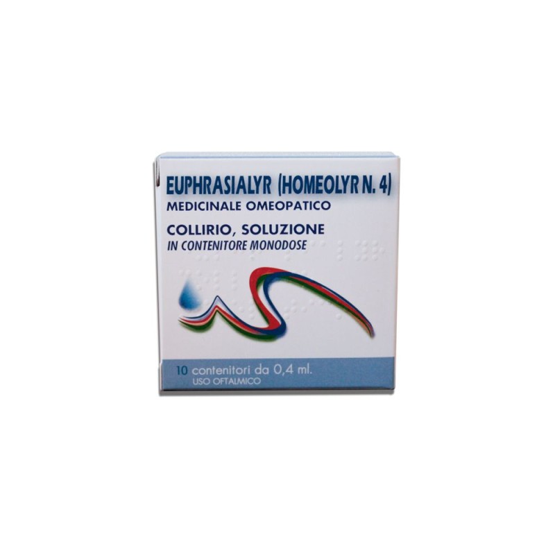 Packaging integro del prodotto Euphrasialyr (Homeolyr N.4) Collirio Omeopatico 10 Pezzi