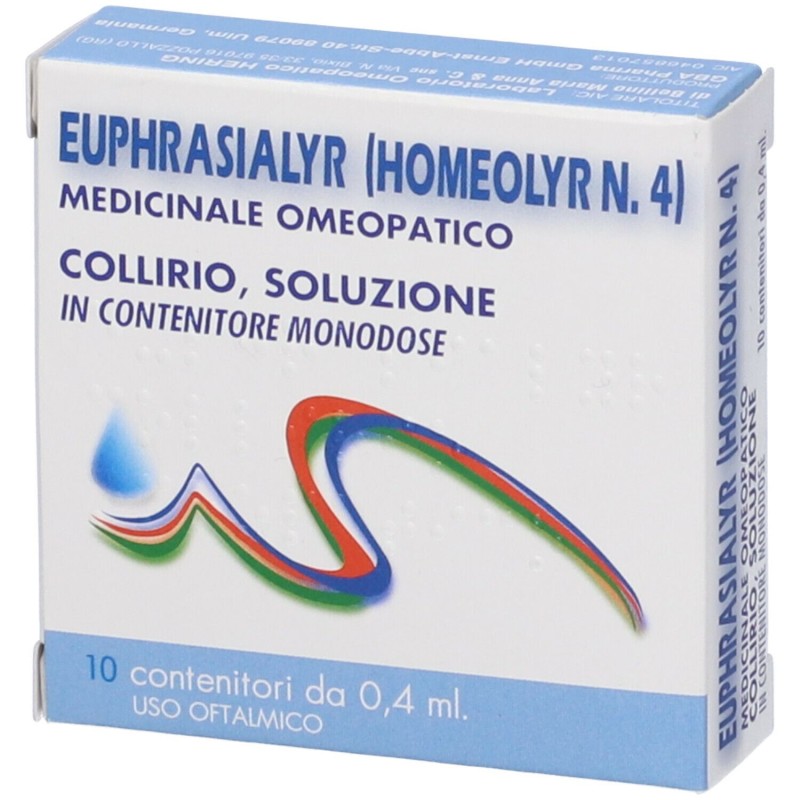 Foto ravvicinata di Euphrasialyr (Homeolyr N.4) Collirio Omeopatico 10 Pezzi