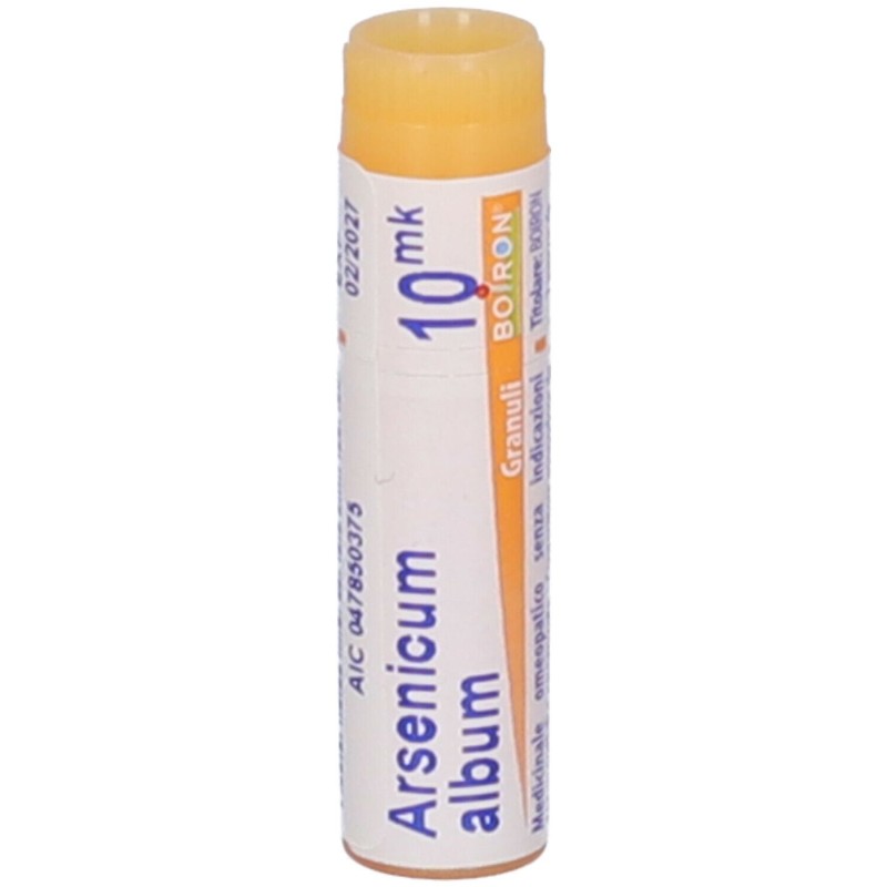 Immagine reale di Boiron Arsenicum Album 10MK per Trattamenti Specifici Granuli Monodose 1g