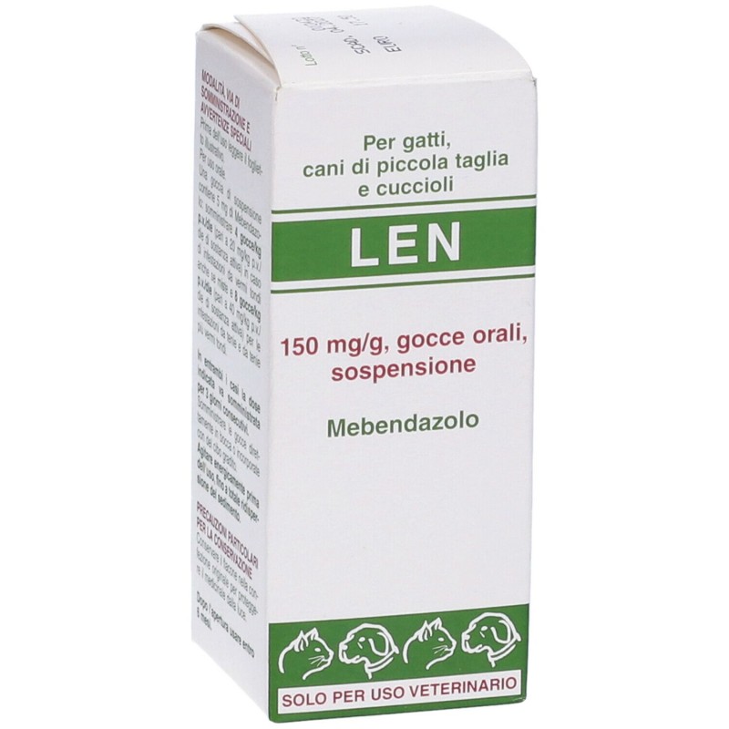 Primo piano di Len Gocce Farmaco Veterinario Infestazioni Parassitarie di Cani e Gatti 12g Primo piano di Len Gocce Farmaco Veterinario Infestazioni Parassitarie di Cani e Gatti 12g