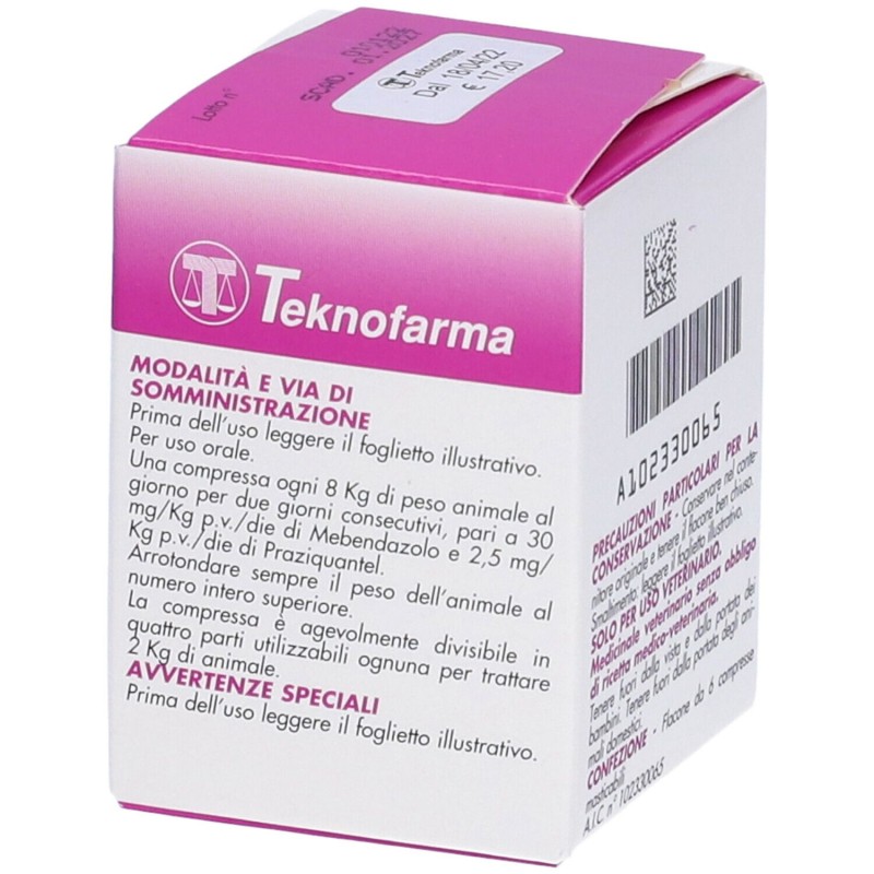 Vista del prodotto Pralen Farmaco Veterinario per Infestazioni Parassitarie di Cani e Gatti 6 Compresse Masticabili Vista del prodotto Pralen Farmaco Veterinario per Infestazioni Parassitarie di Cani e Gatti 6 Compresse Masticabili