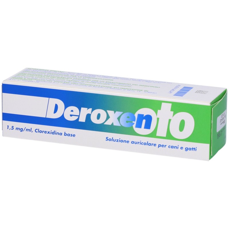 Immagine reale di Deroxen Oto Gocce Auricolari Veterinarie per Cani e Gatti 100ml