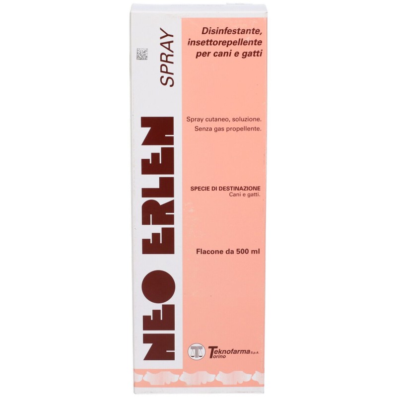 Immagine reale di Neoerlen Spray Flacone PE 500ml Farmaco Veterinario
