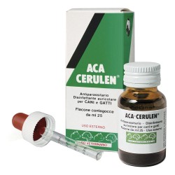 Primo piano di Aca Cerulen Gocce Auricolari Veterinarie per Cani e Gatti 25ml Primo piano di Aca Cerulen Gocce Auricolari Veterinarie per Cani e Gatti 25ml