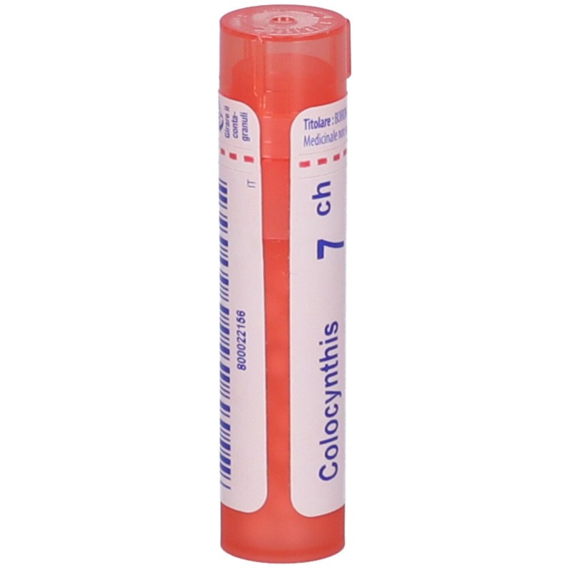 Scatola originale del prodotto Boiron Colocynthis 7CH Granuli Omeopatici Tubo da 4gr Scatola originale del prodotto Boiron Colocynthis 7CH Granuli Omeopatici Tubo da 4gr