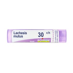 Packaging integro del prodotto Boiron Lachesis Mutus 30CH Granuli Omeopatici Tubo da 4gr
