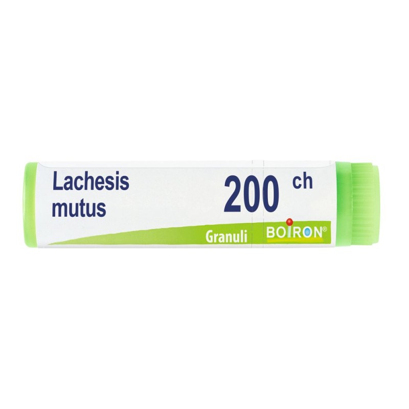 Foto esplicativa di Boiron Lachesis Mutus 200CH Monodose Globuli Omeopatici Foto esplicativa di Boiron Lachesis Mutus 200CH Monodose Globuli Omeopatici