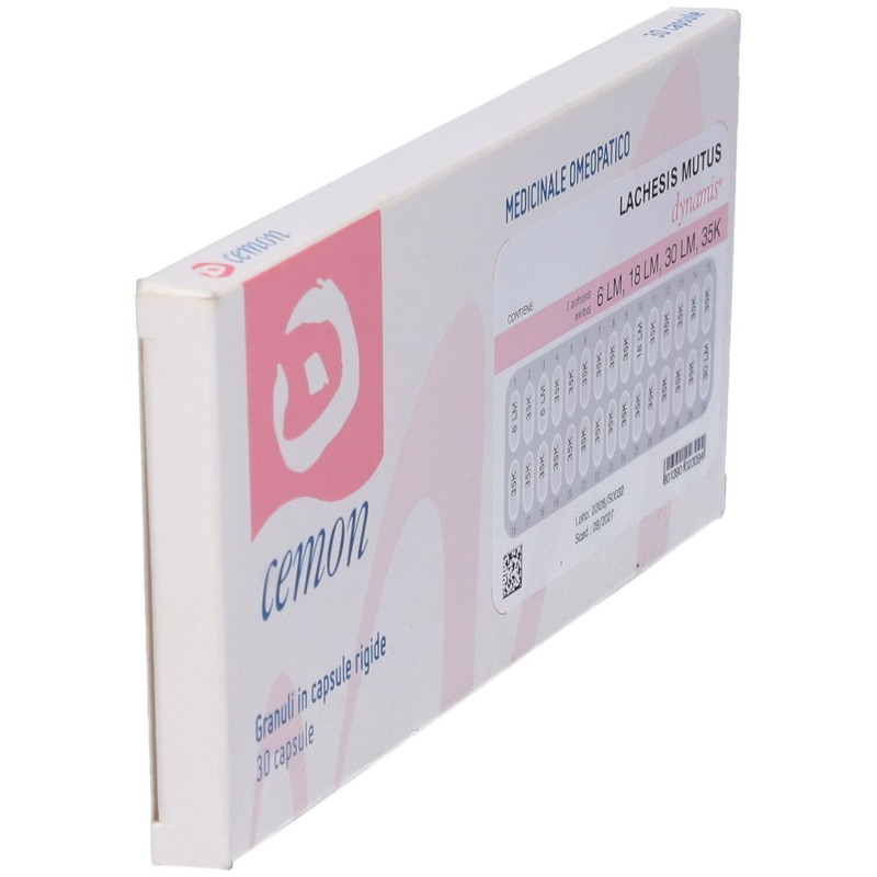 Aspetto del prodotto Cemon Lachesis Mutus Cure 6LM-30LM per Riequilibrio Energetico 4 Grammi Aspetto del prodotto Cemon Lachesis Mutus Cure 6LM-30LM per Riequilibrio Energetico 4 Grammi