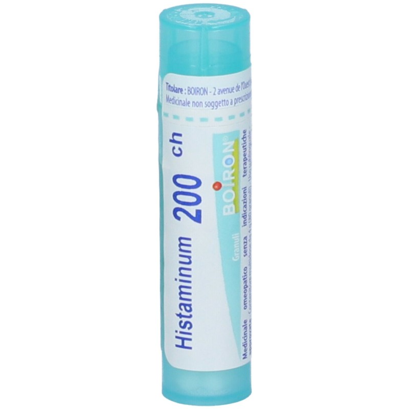 Scatola originale del prodotto Boiron Histaminum 200CH Granuli Omeopatici Tubo Scatola originale del prodotto Boiron Histaminum 200CH Granuli Omeopatici Tubo