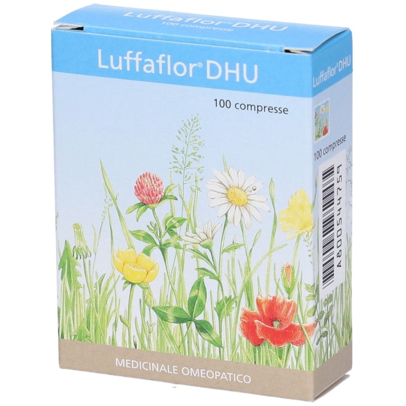 Primo piano di Luffaflor Rimedio Omeopatico DHU 100 Compresse