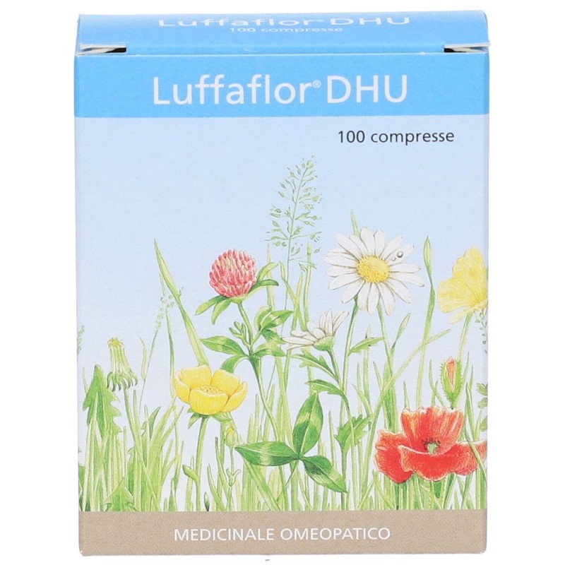 Pack ufficiale del prodotto Luffaflor Rimedio Omeopatico DHU 100 Compresse