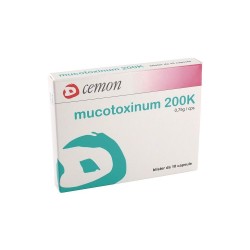Confezione commerciale diCemon Mucotoxium 200K Rimedio Omeopatico 10 Capsule Confezione commerciale diCemon Mucotoxium 200K Rimedio Omeopatico 10 Capsule