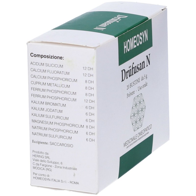 Foto esplicativa di Drufusan N Polvere per Benessere Generale 20 Bustine Monodose