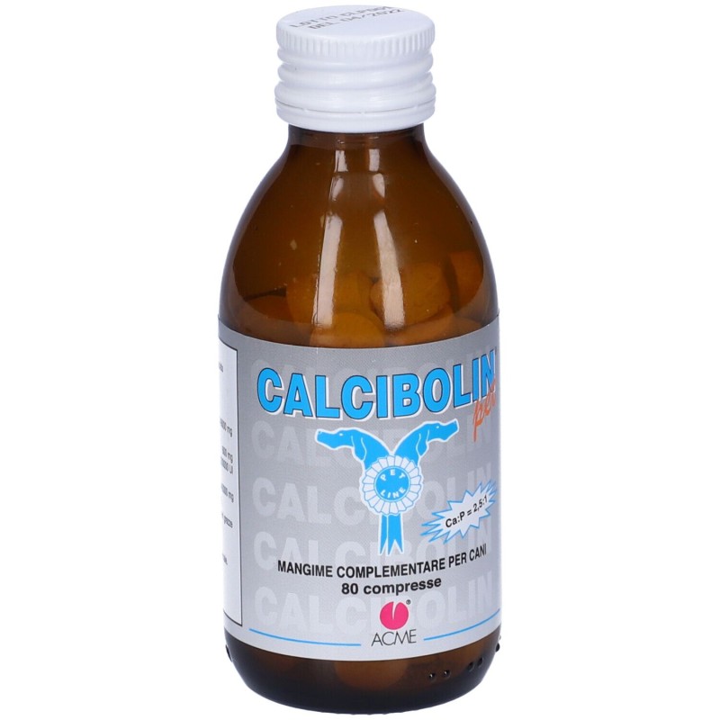 Immagine reale di Acme Calcibolin Pet Integratore Ossa Cani e Gatti 80 Compresse Immagine reale di Acme Calcibolin Pet Integratore Ossa Cani e Gatti 80 Compresse