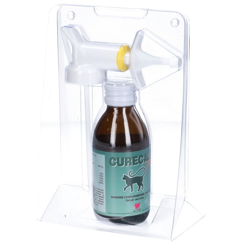 Foto illustrativa del packaging di Curecal Gel per Salute Urinaria Gatti 125ml Foto illustrativa del packaging di Curecal Gel per Salute Urinaria Gatti 125ml