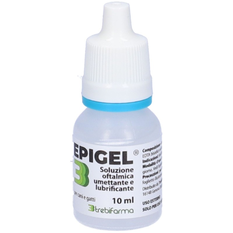 Foto ravvicinata di Epigel Collirio Veterinario per Cani e Gatti 10ml Foto ravvicinata di Epigel Collirio Veterinario per Cani e Gatti 10ml