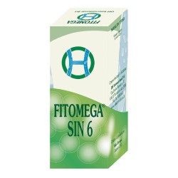 Confezione commerciale diFitomega Sin 6 Integratore Alimentare per Gastrite Gocce 50ml Confezione commerciale diFitomega Sin 6 Integratore Alimentare per Gastrite Gocce 50ml