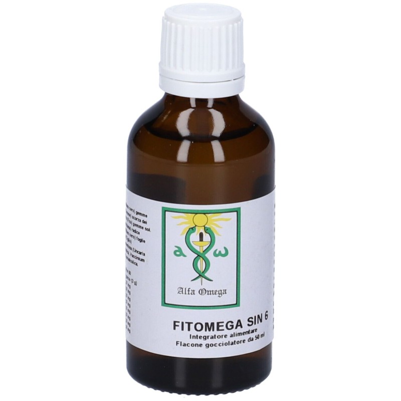 Foto illustrativa del packaging di Fitomega Sin 6 Integratore Alimentare per Gastrite Gocce 50ml Foto illustrativa del packaging di Fitomega Sin 6 Integratore Alimentare per Gastrite Gocce 50ml