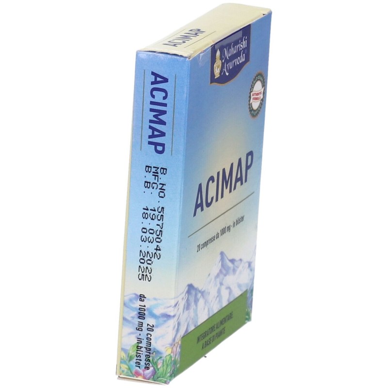 Packaging integro del prodotto Maharishi Ayurveda Acimap Integratore per Acidità Gastrica 20 Compresse Packaging integro del prodotto Maharishi Ayurveda Acimap Integratore per Acidità Gastrica 20 Compresse