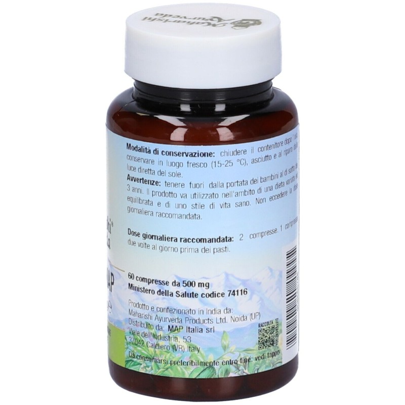 Foto ravvicinata di Maharishi Ayurveda Udanamap Integratore per Vie Respiratorie 60 Compresse
