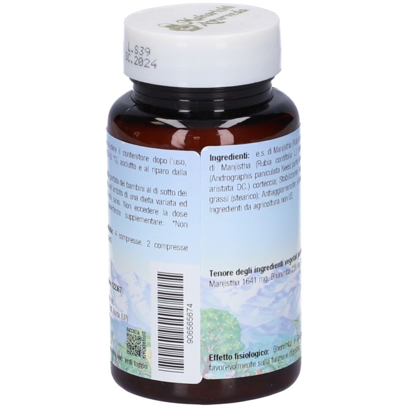 Dettaglio del packaging di Maharishi Ayurveda Dermomap P Integratore per la Pelle 60 Compresse Dettaglio del packaging di Maharishi Ayurveda Dermomap P Integratore per la Pelle 60 Compresse