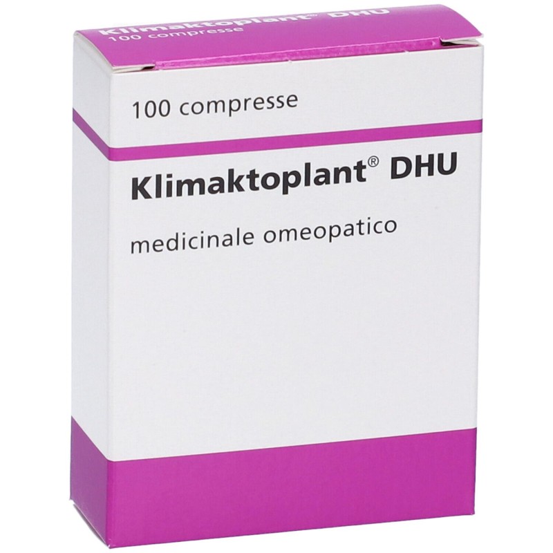 Confezione commerciale diKlimaktoplant DHU Medicinale Omeopatico 100 compresse