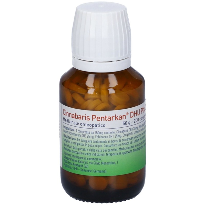 Immagine reale di Schwabe Cinnabaris 31 PTK per il Naso Medicinale Omeopatico200 Compresse
