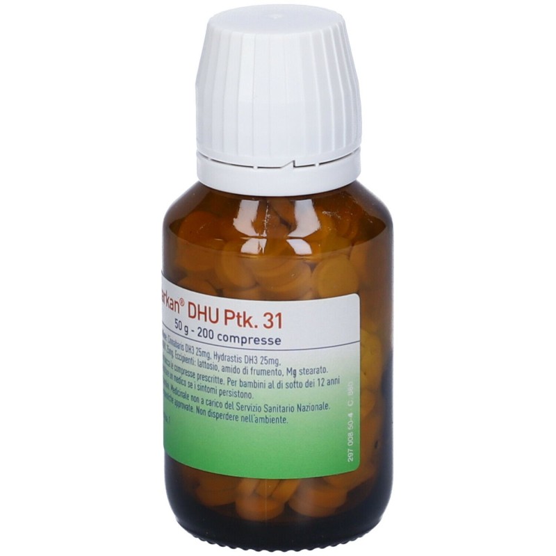 Vista del prodotto Schwabe Cinnabaris 31 PTK per il Naso Medicinale Omeopatico200 Compresse