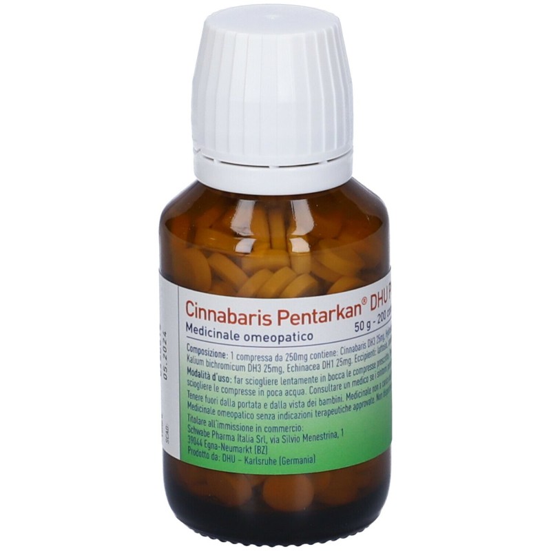 Confezione sigillata di Schwabe Cinnabaris 31 PTK per il Naso Medicinale Omeopatico200 Compresse