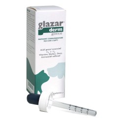 Foto illustrativa del packaging di Glazarderm Premiscela Gocce per Problemi Cutanei 50ml Foto illustrativa del packaging di Glazarderm Premiscela Gocce per Problemi Cutanei 50ml