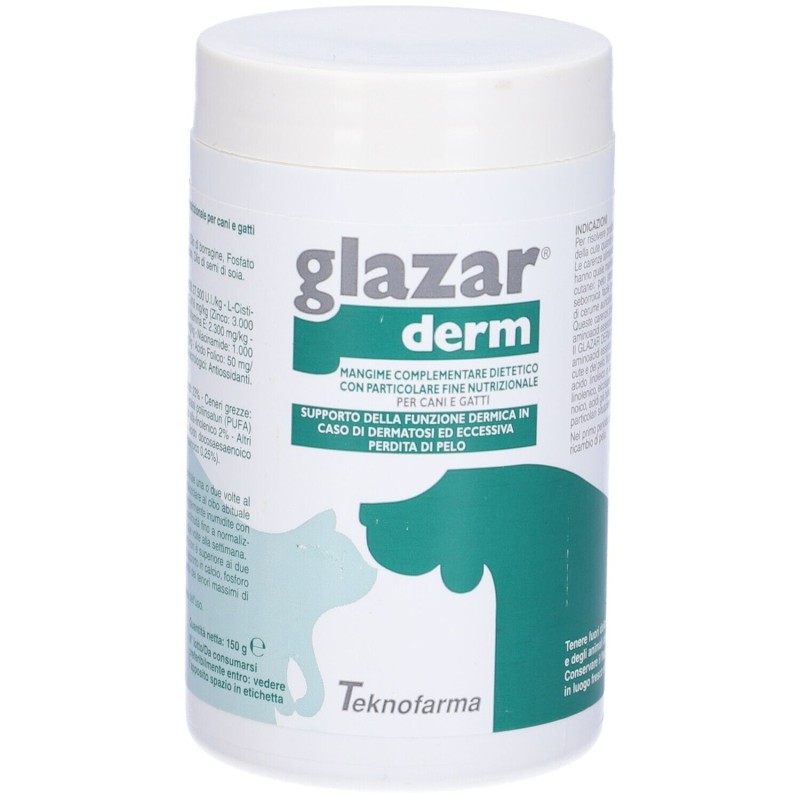 Confezione sigillata di Glazarderm Premiscela per Carenze Alimentari 150 G