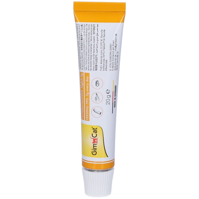 Confezione sigillata di Pasta Multivit GimPet per Gatti 20 g Confezione sigillata di Pasta Multivit GimPet per Gatti 20 g