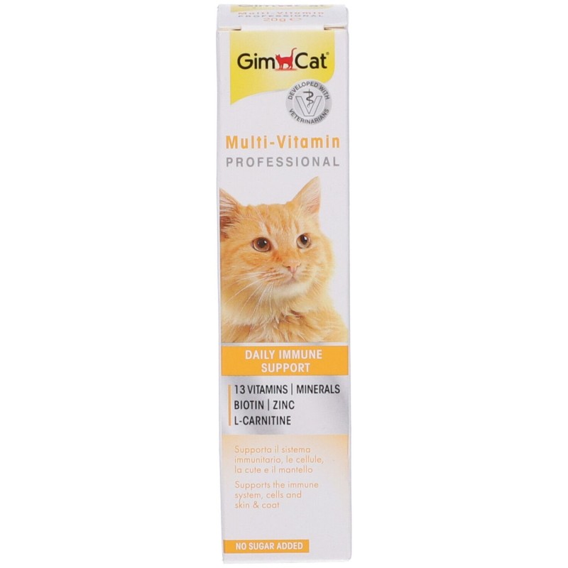Aspetto del prodotto Pasta Multivit GimPet per Gatti 20 g Aspetto del prodotto Pasta Multivit GimPet per Gatti 20 g