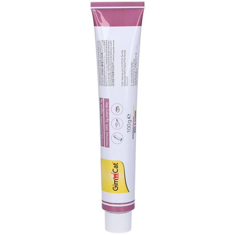 Dettaglio del packaging di Gimpet Malt Soft Extra Pasta per Boli di Pelo dei Gatti 100g Dettaglio del packaging di Gimpet Malt Soft Extra Pasta per Boli di Pelo dei Gatti 100g