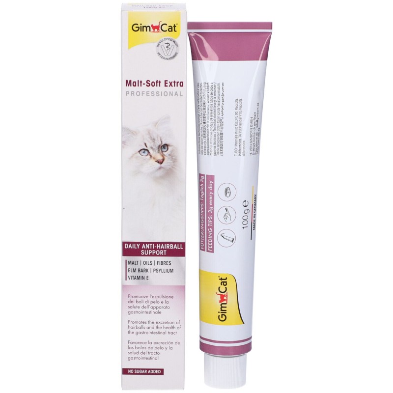 Vista del prodotto Gimpet Malt Soft Extra Pasta per Boli di Pelo dei Gatti 100g Vista del prodotto Gimpet Malt Soft Extra Pasta per Boli di Pelo dei Gatti 100g
