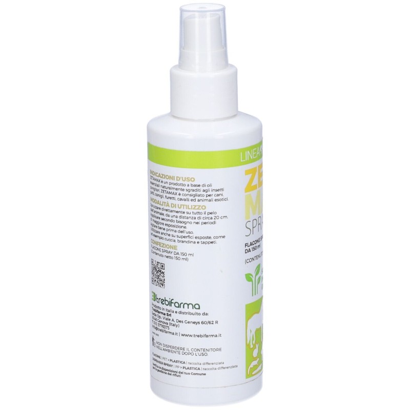 Packaging del prodotto Zetamax Pump repellente naturale 150ml Packaging del prodotto Zetamax Pump repellente naturale 150ml