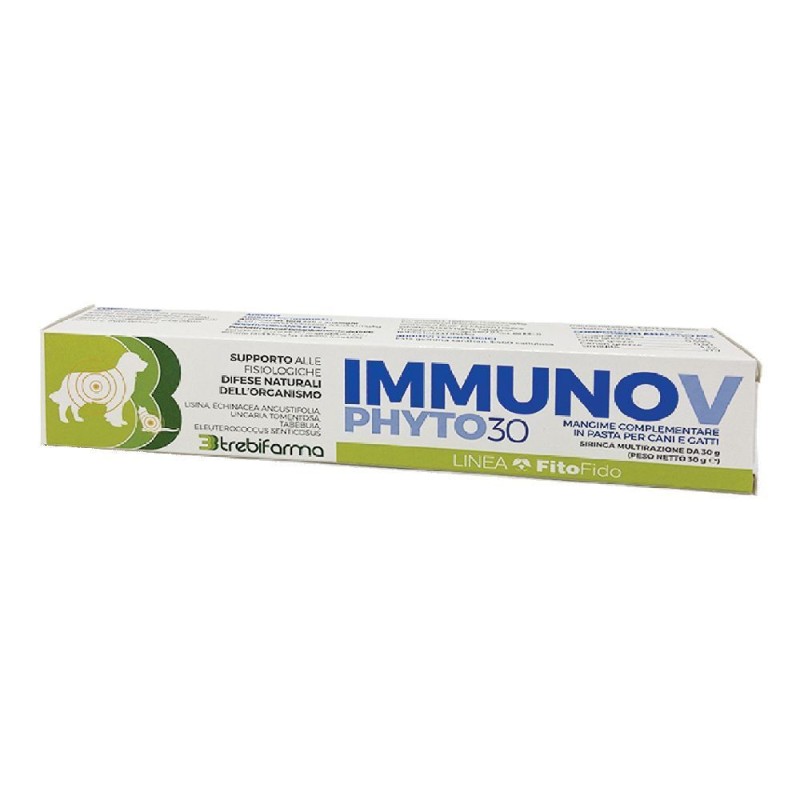 Vista del prodotto Immunov Phyto 30 Integratore Veterinario per Difese Immunitarie di Cani e Gatti 30g Vista del prodotto Immunov Phyto 30 Integratore Veterinario per Difese Immunitarie di Cani e Gatti 30g