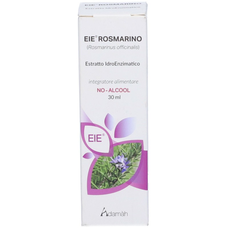 Primo piano di EIE Rosmarino Gocce per Digestione e Disturbi Intestinali 30ml Primo piano di EIE Rosmarino Gocce per Digestione e Disturbi Intestinali 30ml
