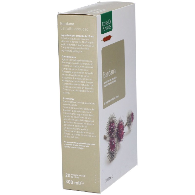 Pack ufficiale del prodotto  Bardana Biologico 20 Ampolle Bevibili Da 15 Ml