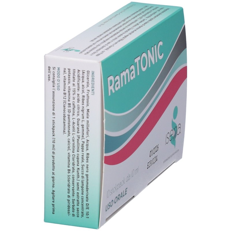 Pack ufficiale del prodotto Cemon RamaTonic Integratore Tonico Energizzante 10 Stickpack Pack ufficiale del prodotto Cemon RamaTonic Integratore Tonico Energizzante 10 Stickpack