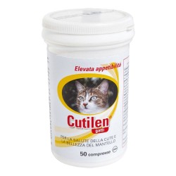 Vista del prodotto Cutilen Gatti per Salute Cute e Mantello 50 Compresse Vista del prodotto Cutilen Gatti per Salute Cute e Mantello 50 Compresse