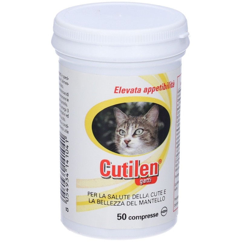 Aspetto del prodotto Cutilen Gatti per Salute Cute e Mantello 50 Compresse Aspetto del prodotto Cutilen Gatti per Salute Cute e Mantello 50 Compresse