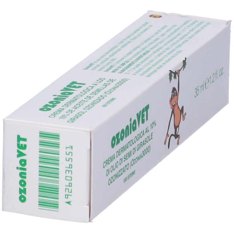 Foto ravvicinata di Ozoniavet Crema Dermatologica per Animali 35ml Foto ravvicinata di Ozoniavet Crema Dermatologica per Animali 35ml